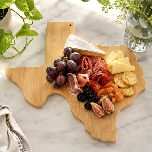 Texas Bamboo Charcuterie Board